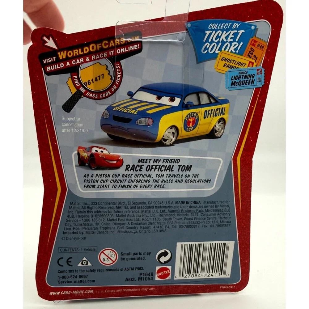 Disney Pixar Cars Tumbleweed Lightning McQueen Ticket #88 Diecast Sealed NIP